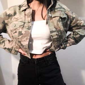 Denim Crop Jacket